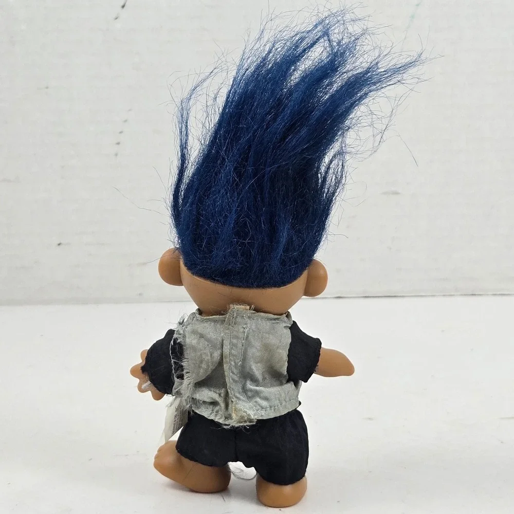 Vtg 90s Russ Troll Doll Seattle Mariners MLB Baseball Blue Hair 4